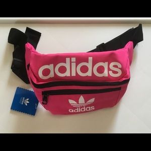 Pink Adidas Fanny pack/ waist bag, adjustable